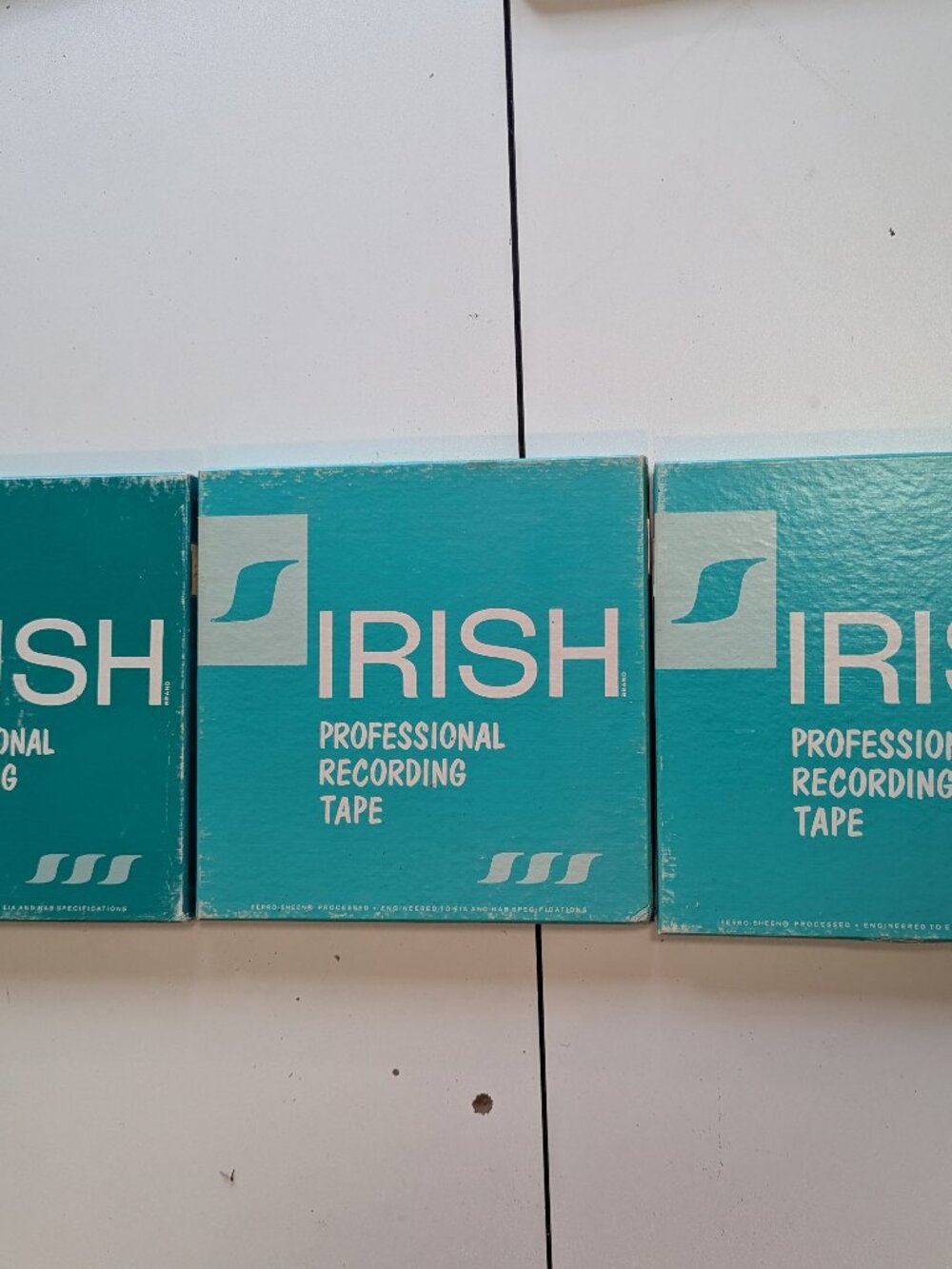 Lot of 3 Irish Professional Recording Tape